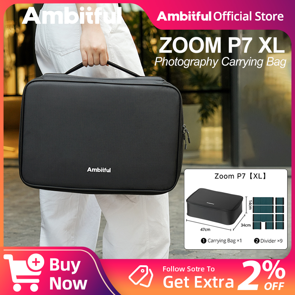 Drone Camera Professional - Ambitful ZOOM P7II XL Bolsa de