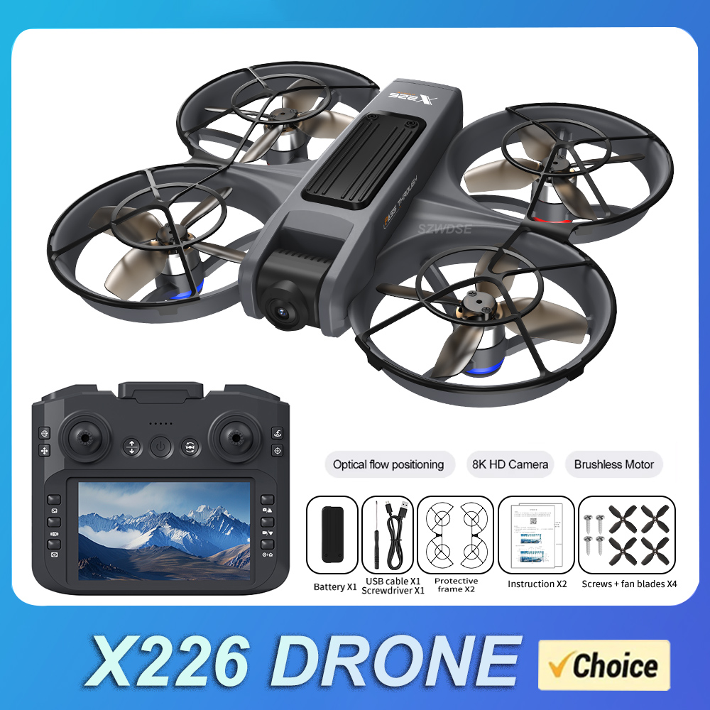 Drone Camera Professional - NOVO Drone RC X226 2.4G 5G