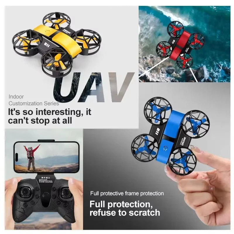 Drone Camera Mount - Mini Drone D12 com Câmera 4K