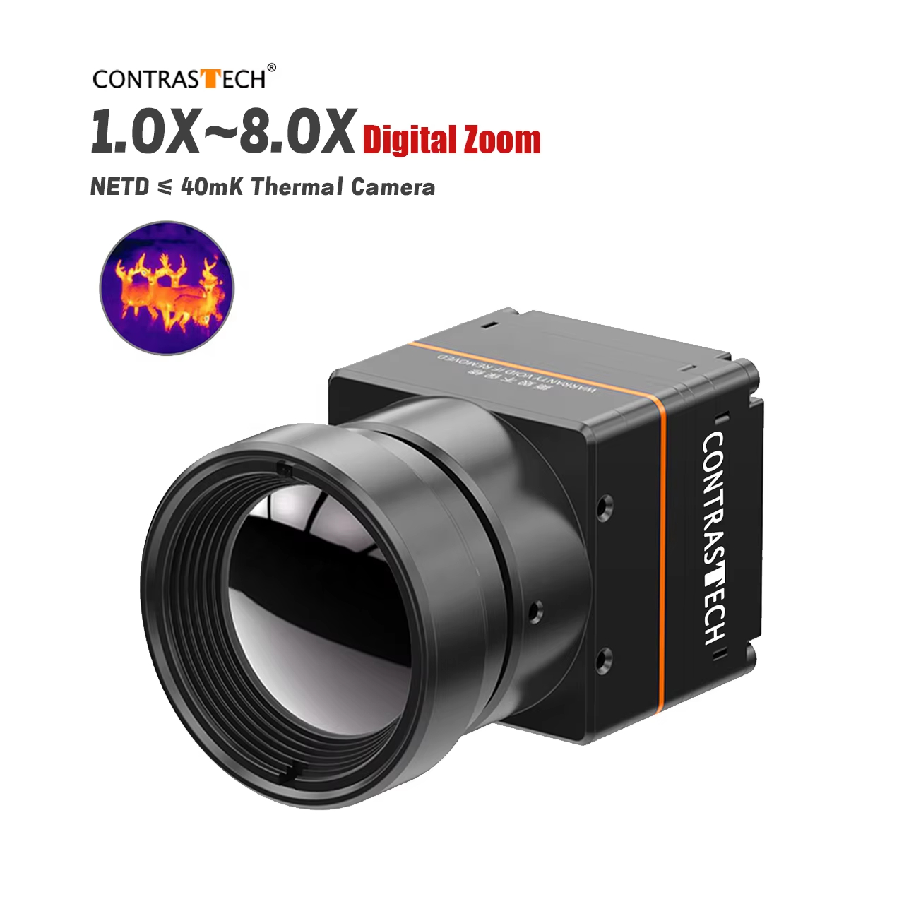 1-8X Zoom Digital 640x512 Câme - Drone Camera Thermal avaliação e preço