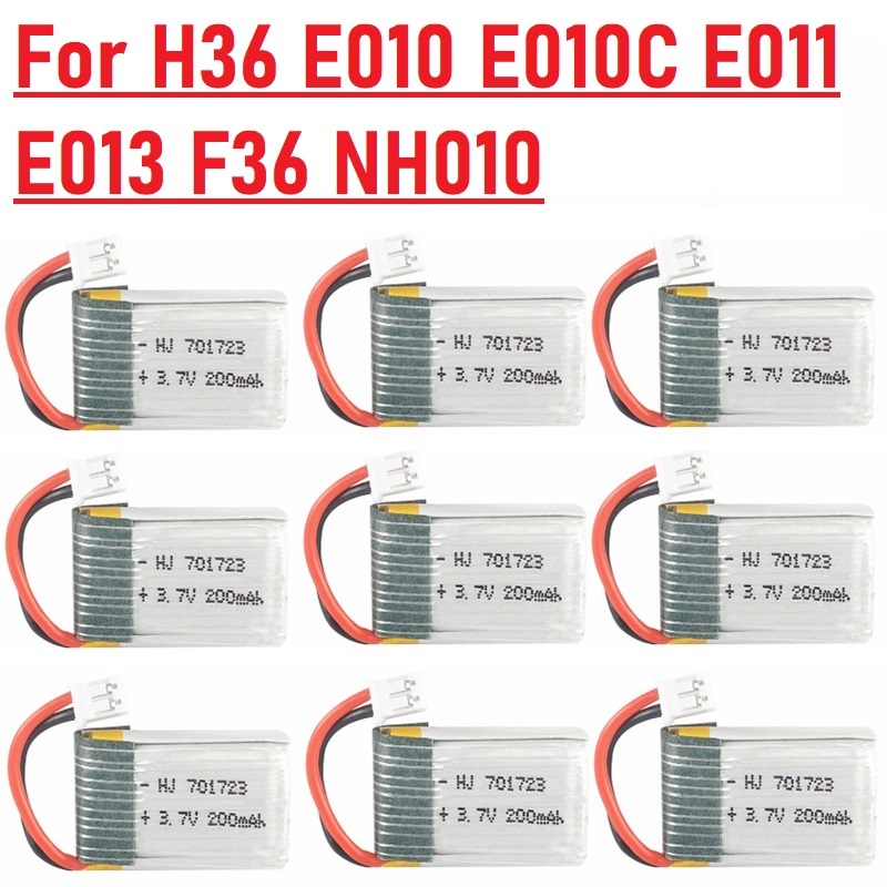 1-20 peças Bateria LIPO 3.7V 2 - Eachine Drone E010 avaliação e preço
